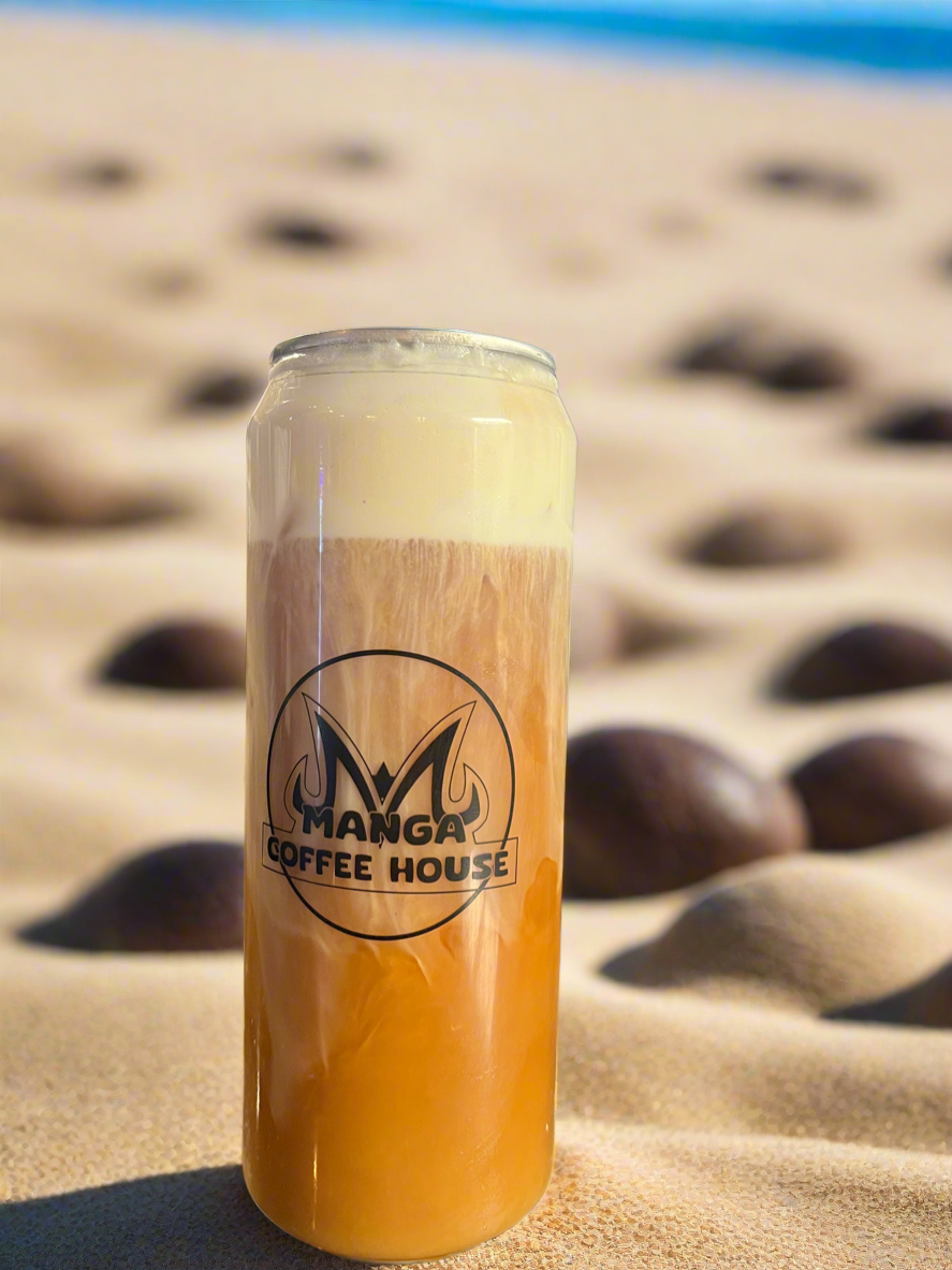 Cold foam americano Manga Coffee House Santa Fe New Mexico