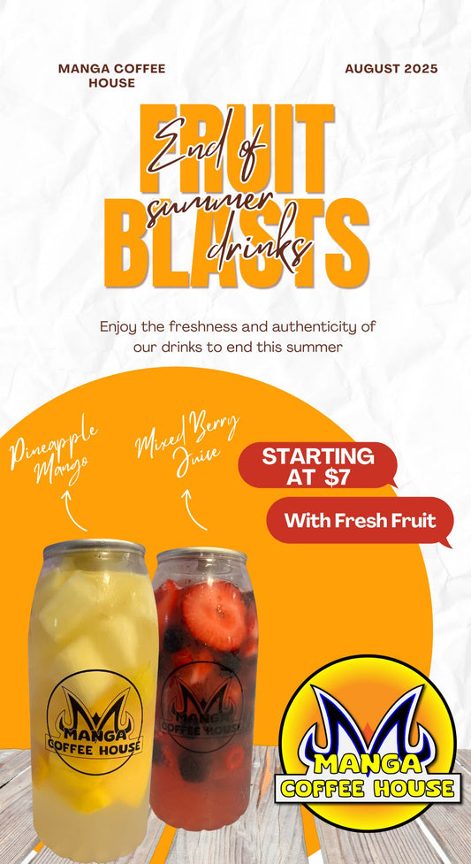 Manga Coffee House Lemonade Fruit Blasts