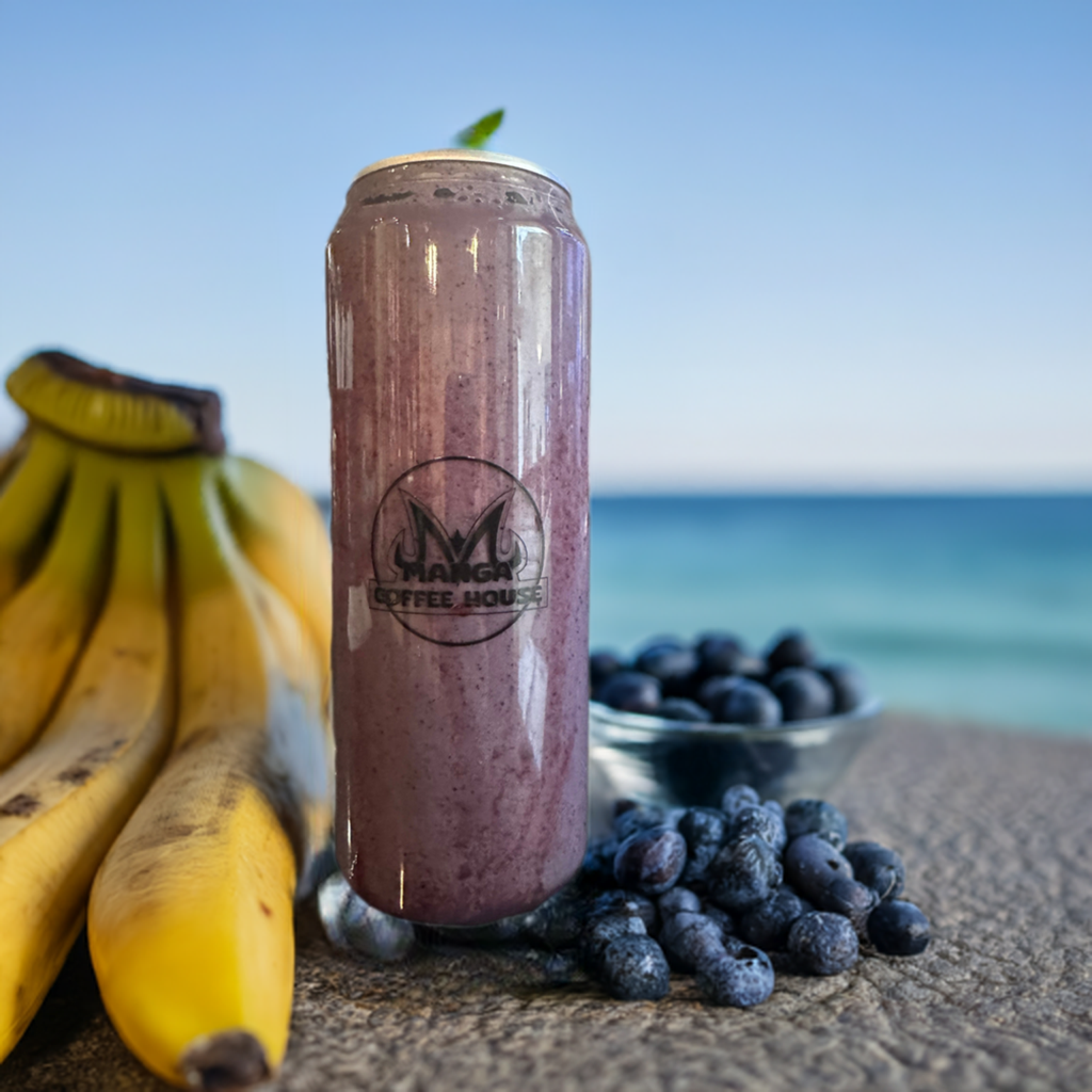 The Denji blueberry banana smoothy